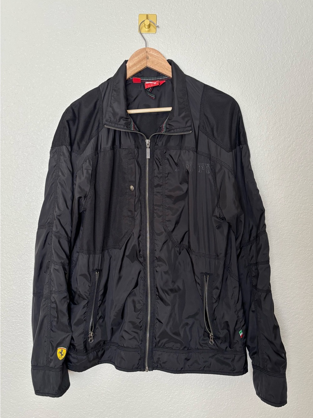 PUMA Ferrari Scuderia Ferrari Black Racing Jacket Men’s Large
